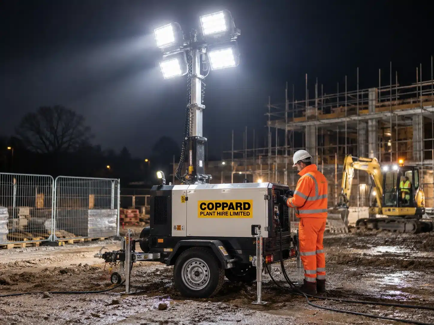 Lighting Tower Hire in Brighton, Sussex