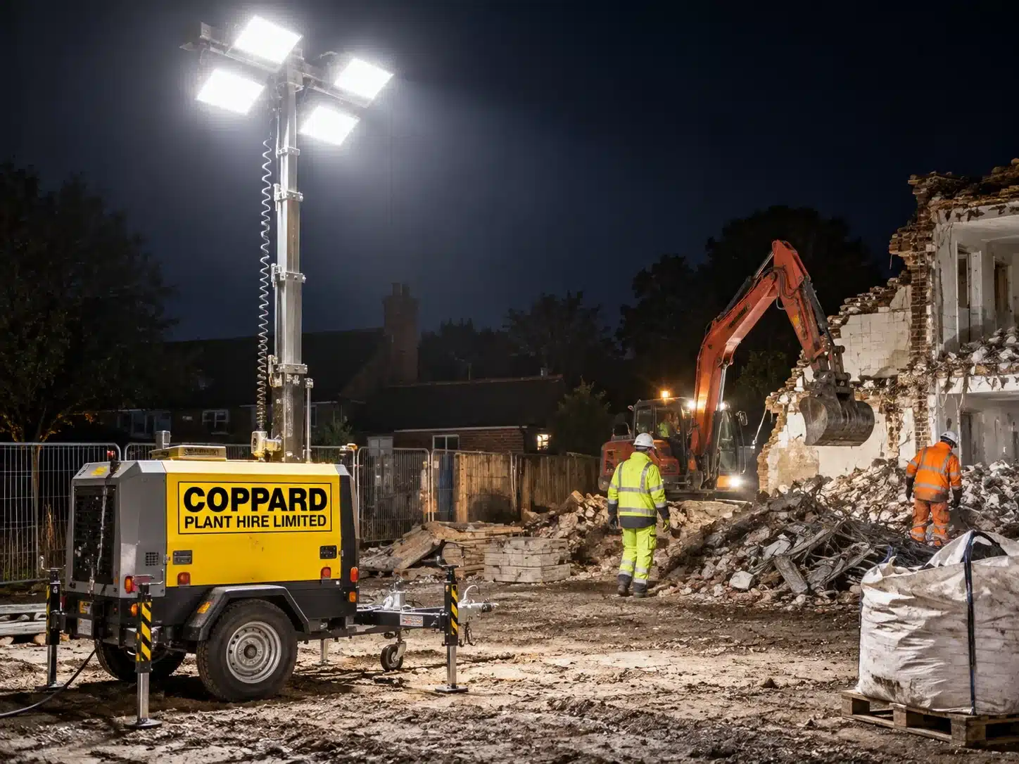 Lighting Tower Hire in Brighton, Sussex