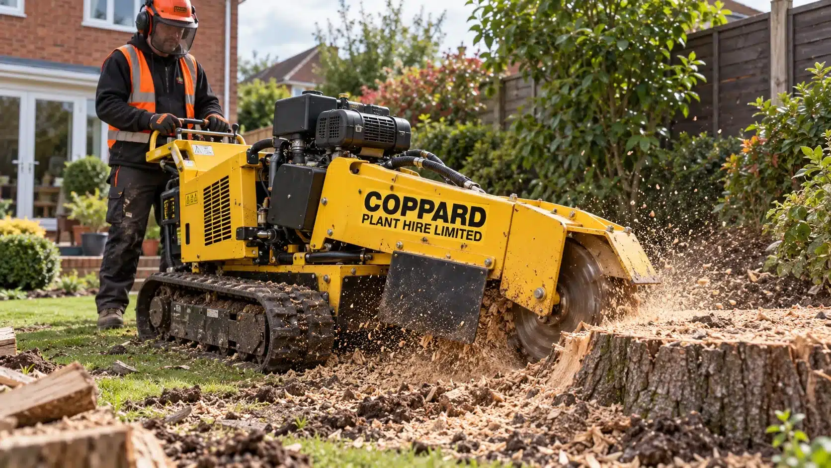 Stump Grinder Hire in Brighton, Sussex