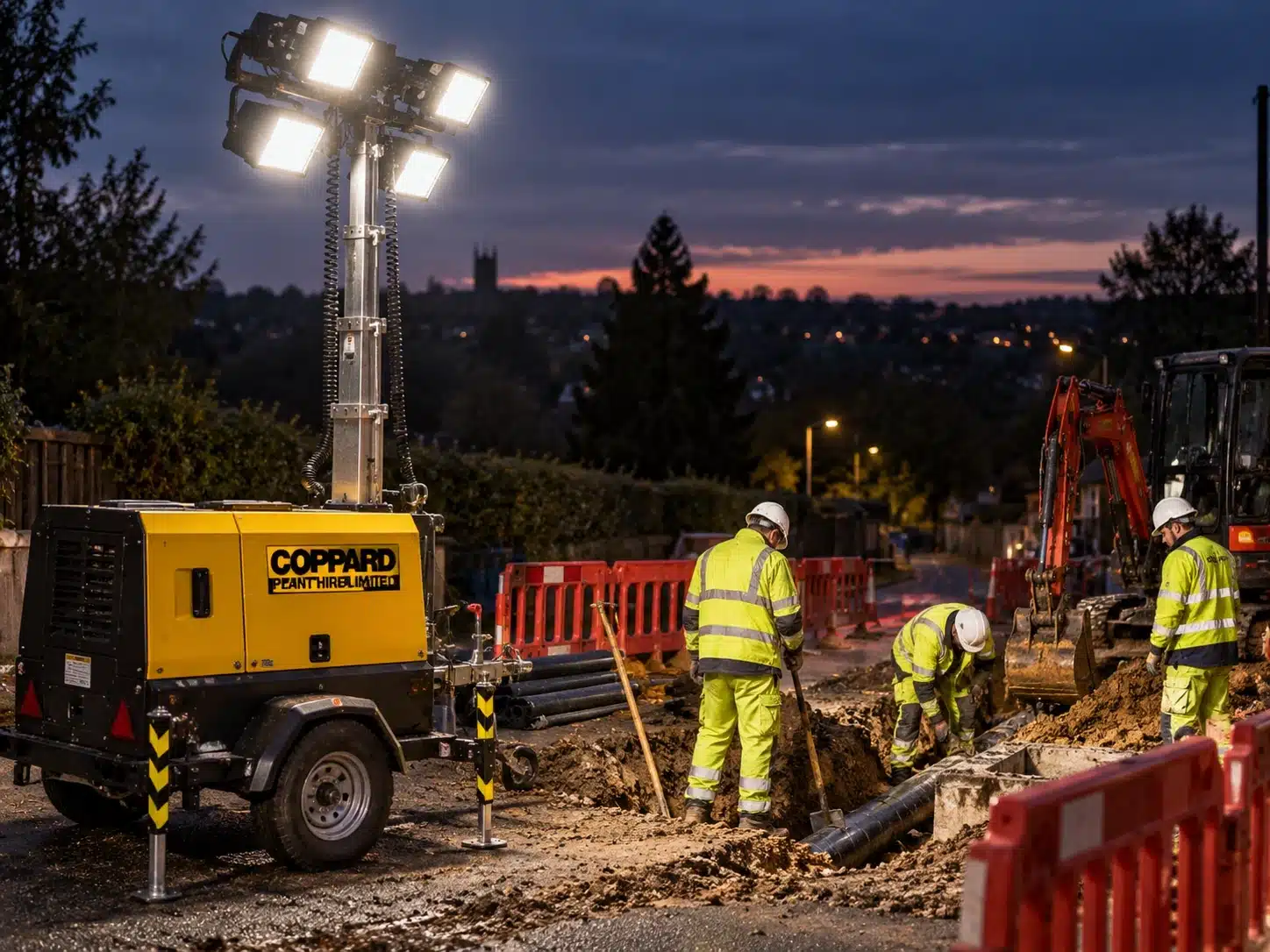 Lighting Tower Hire in Reading, Berkshire