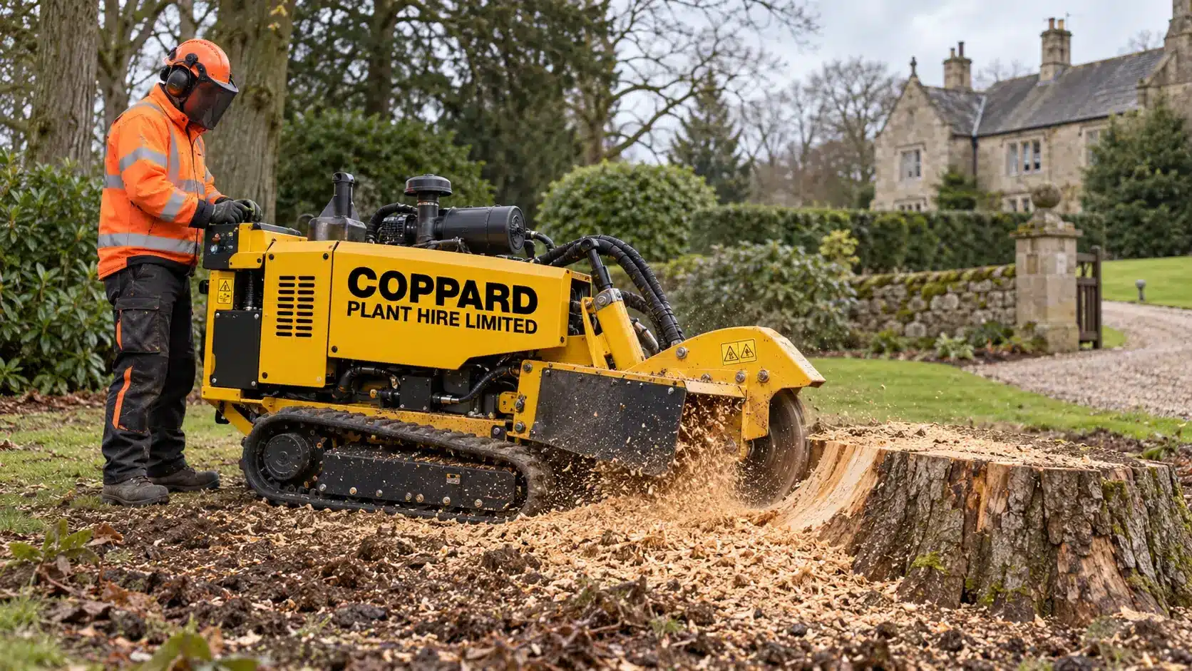 Stump Grinder Hire in Reading, Berkshire