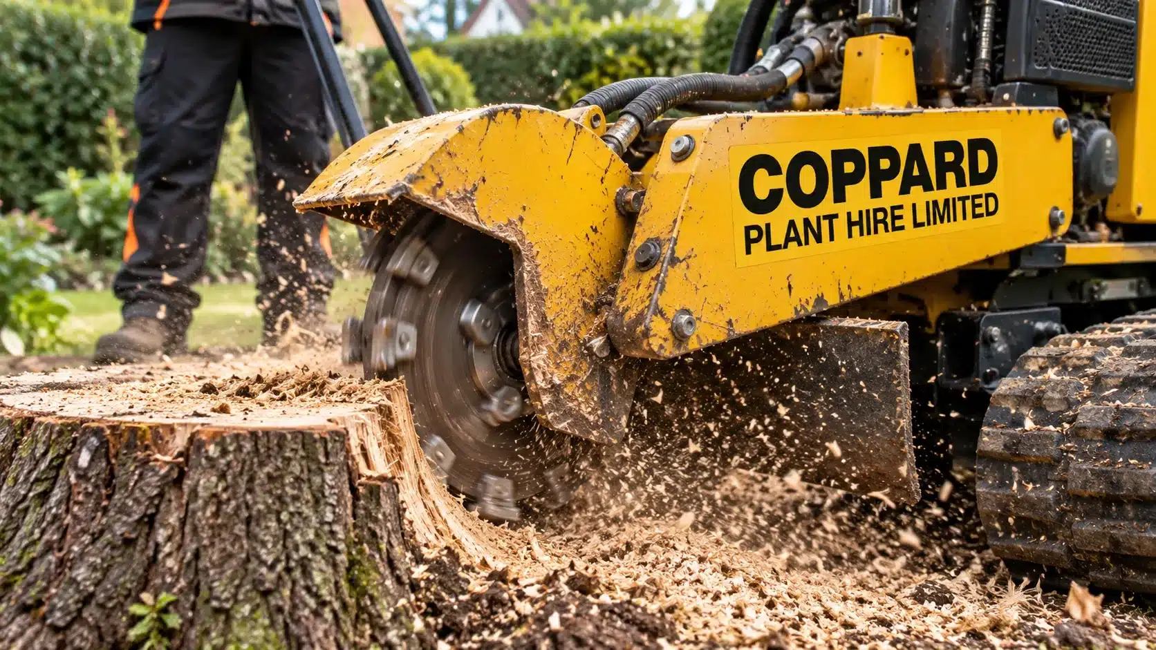 Stump Grinder Hire in Reading, Berkshire