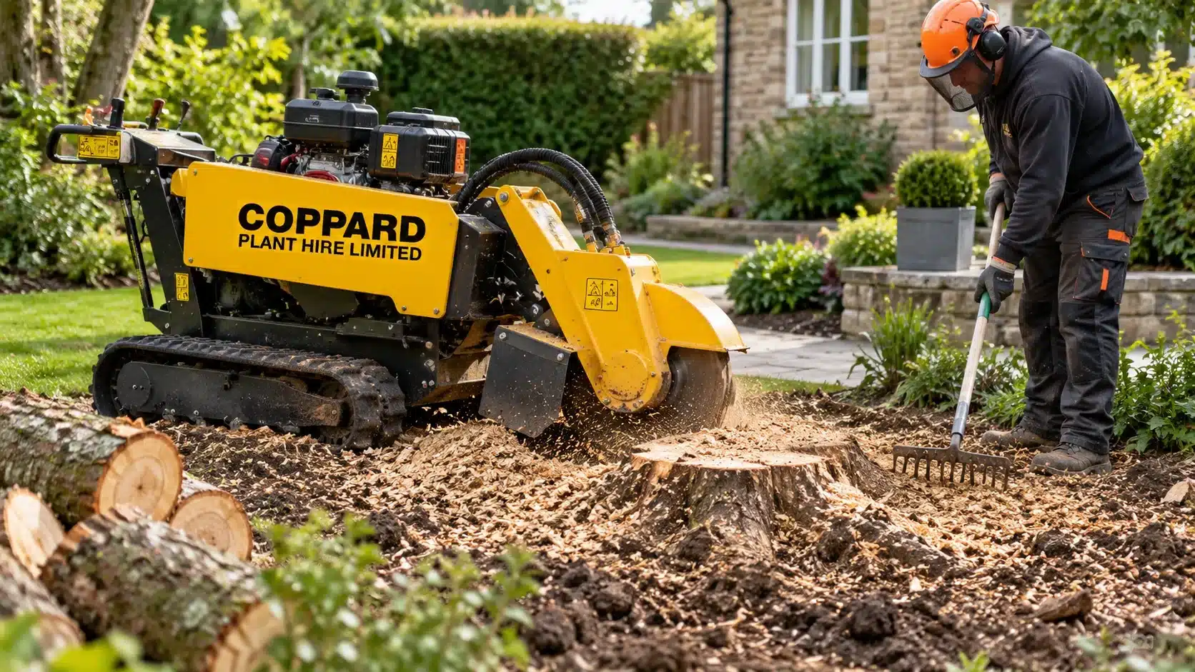 Stump Grinder Hire in Reading, Berkshire