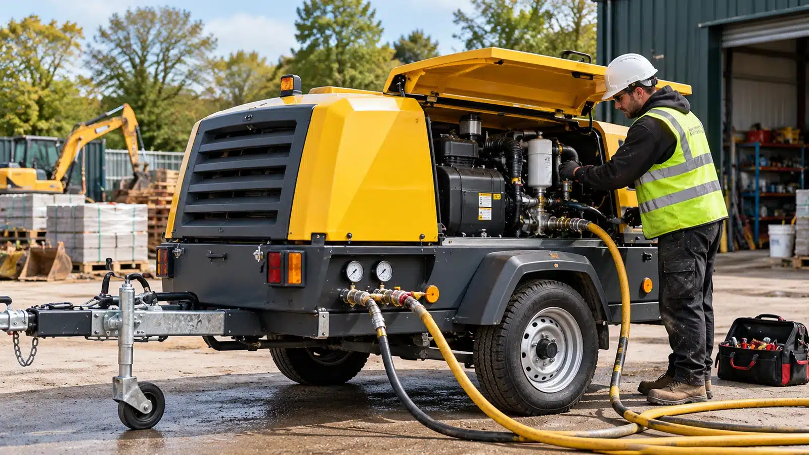 Compressor service inspection
