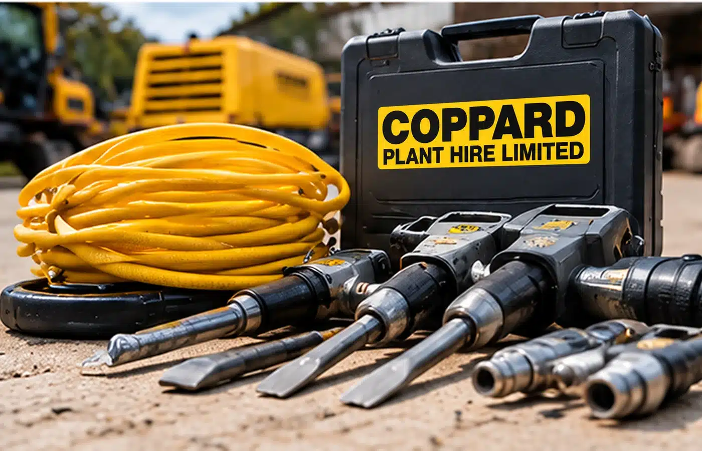 Air compressor hoses and accessories