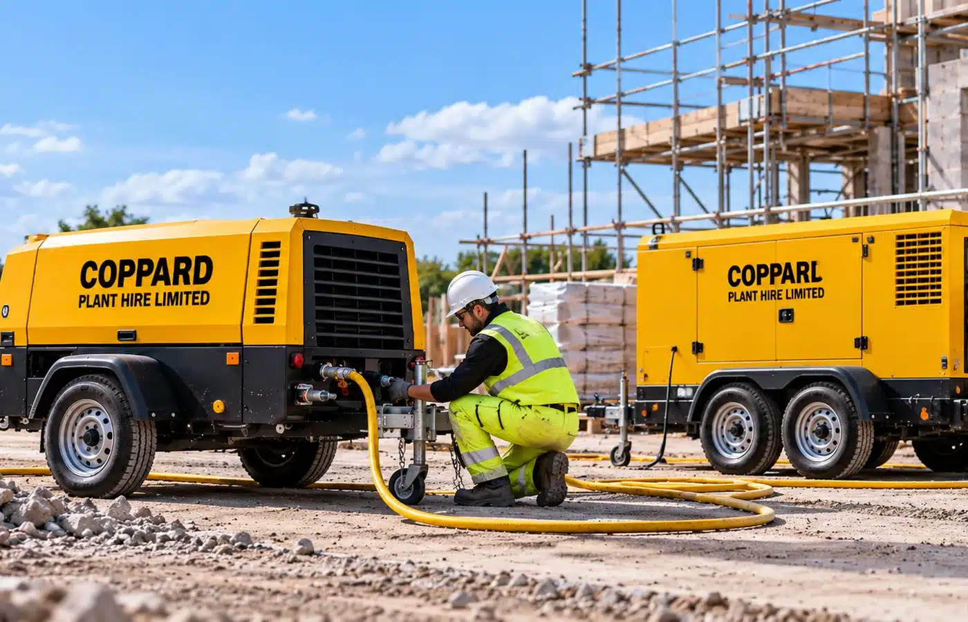 Compressed air construction equipment