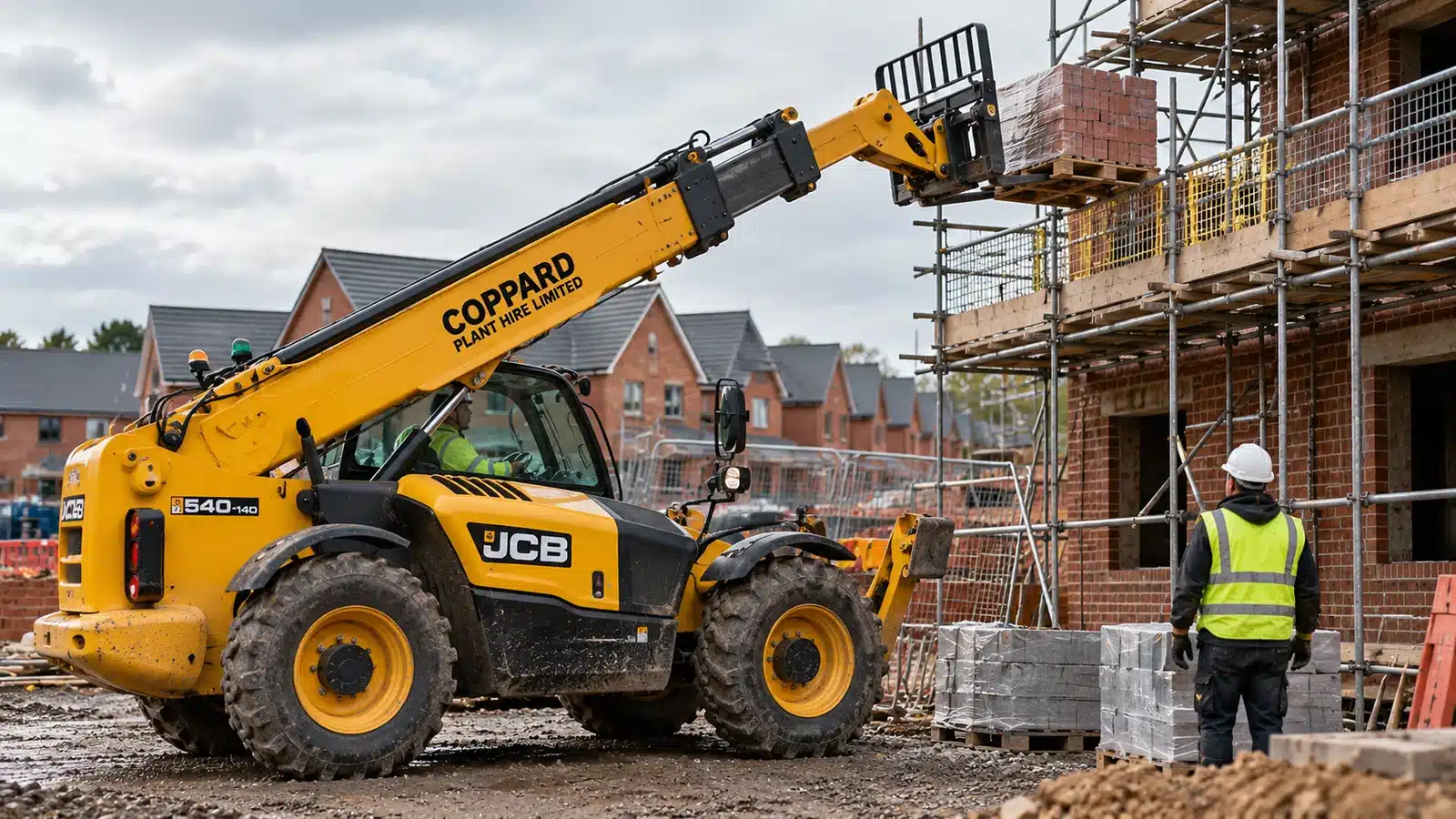 JCB 540 140 telehandler materials lifting