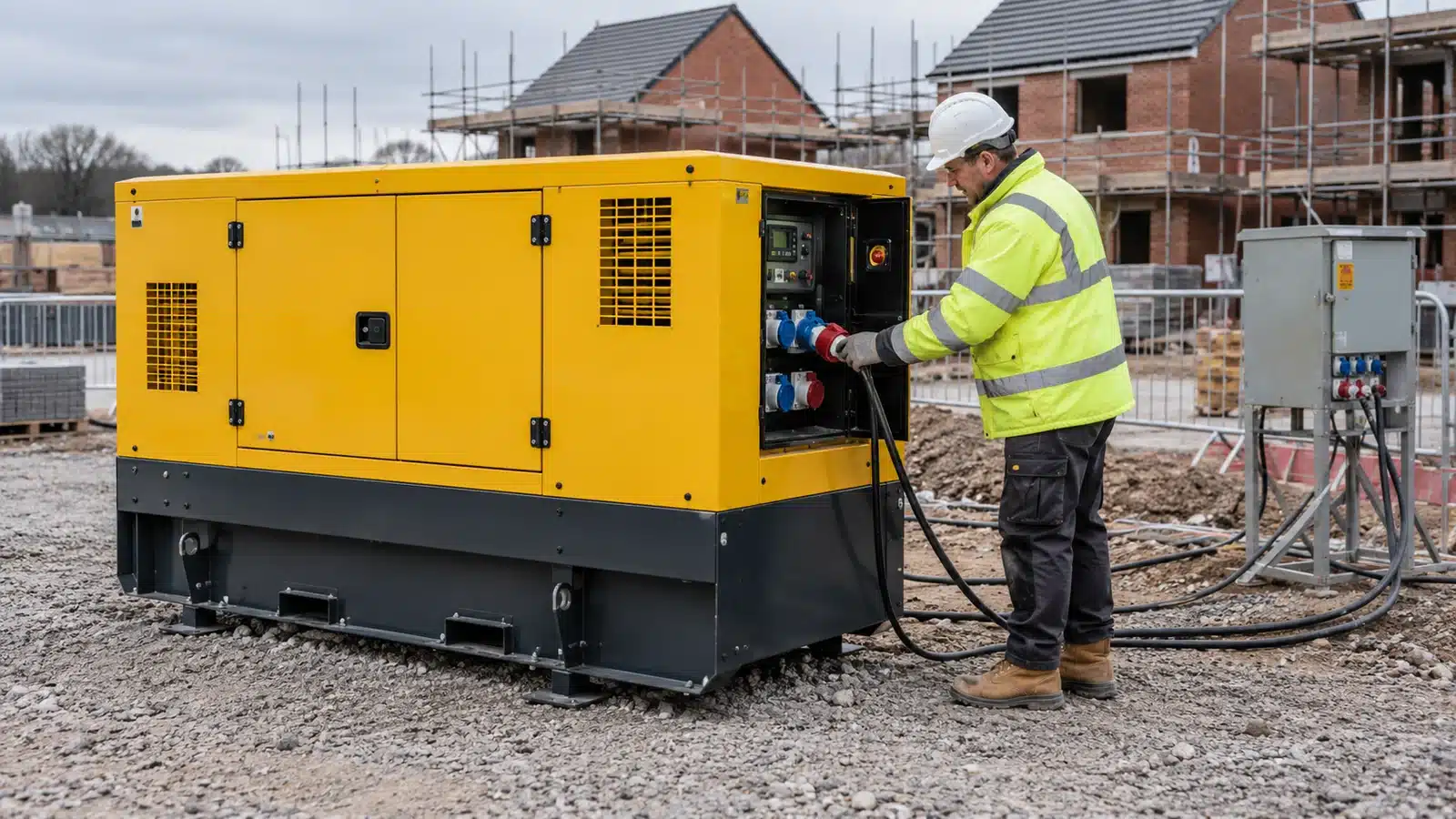 Temporary site power connections