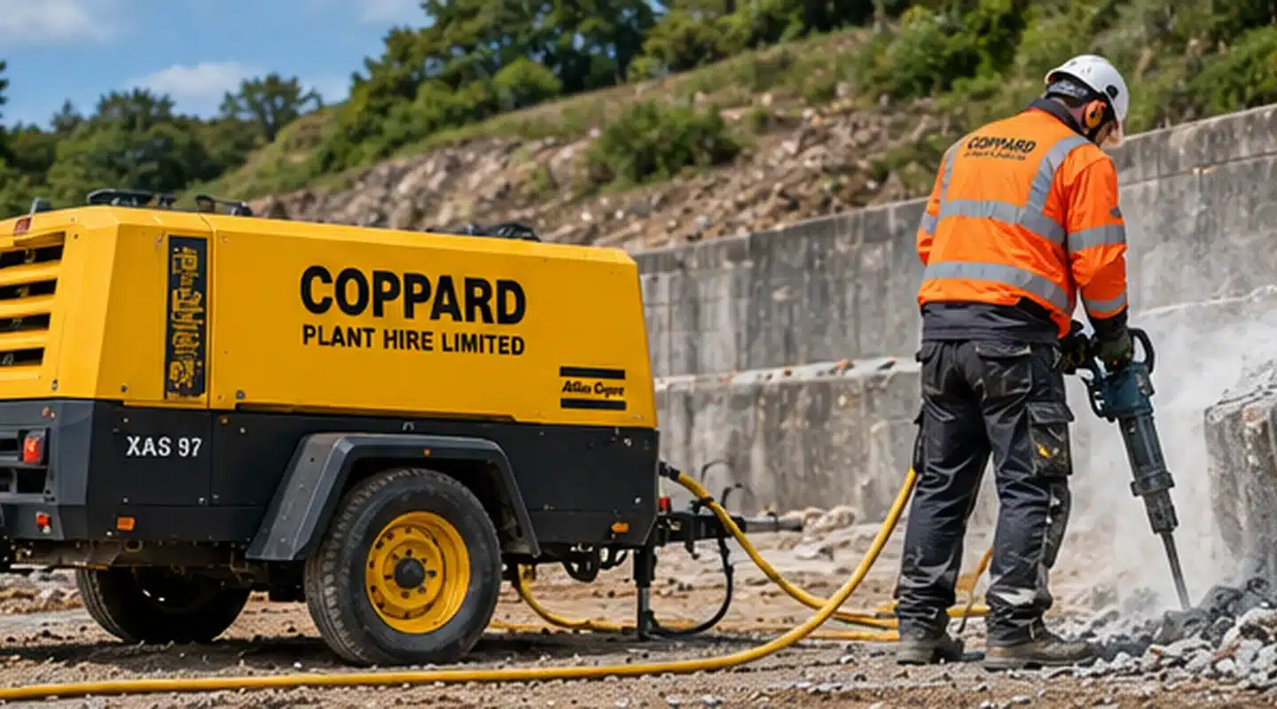 Portable compressor stonework