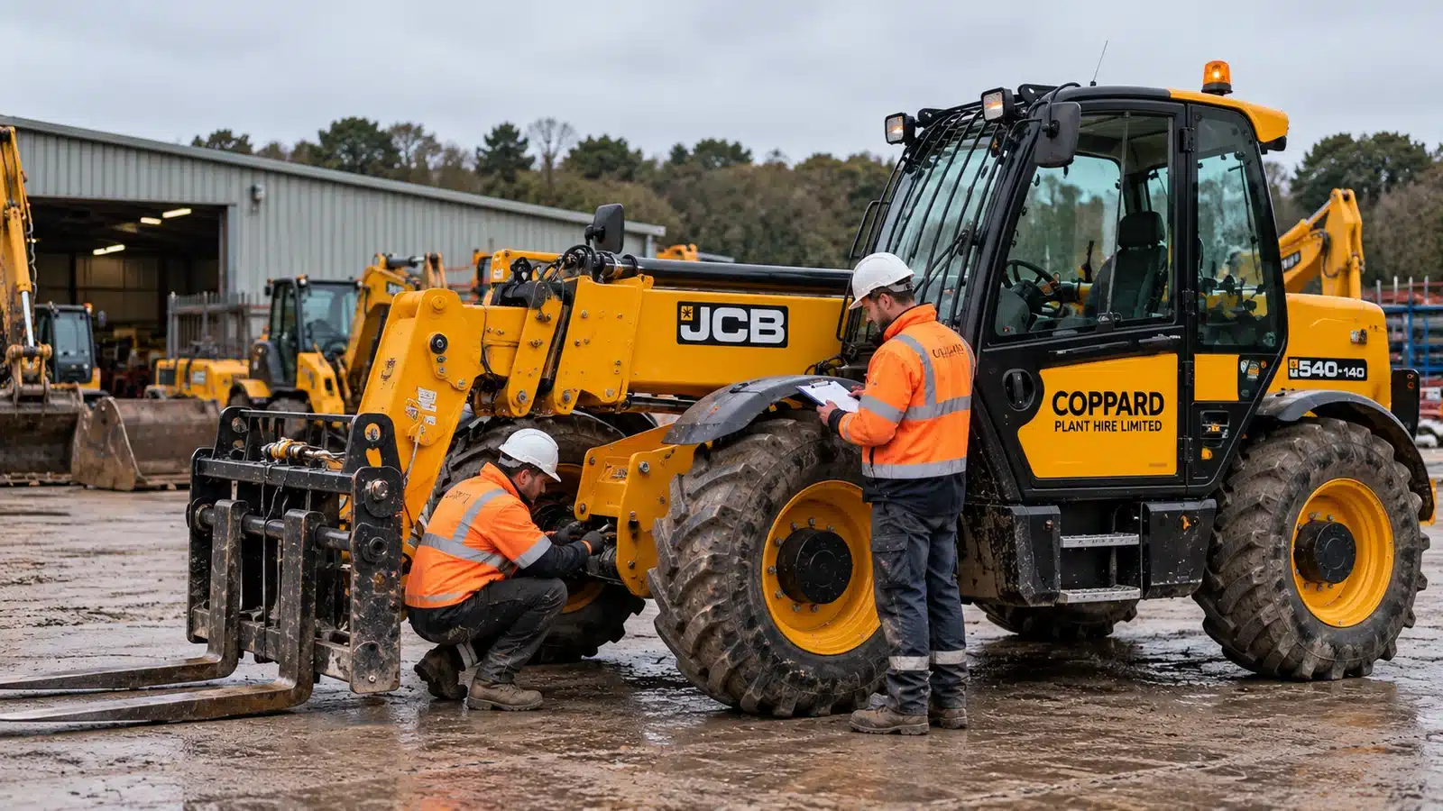 Telescopic handler pre-hire inspection